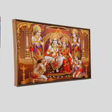 Premium Glorious Shri Ram Darbar Wall Art & Paintings for Home Wall Decors