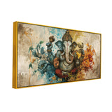 Ethnic Ganesha Wall Painting – Retro Antique Look