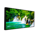 Vibrant Waterfall Nature Scenery of Colorful Canvas Wall Paintings & Arts
