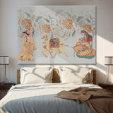 Indian Ethnic Traditional Painting On Canvas Print Large Wall Art For Living Room Wall Decoration Framed Art for Bedroom Hotel Office