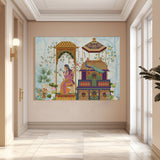 Indian Ethnic Traditional Art Paintings: Enhance Your Home Décor with Framed Canvas Madhubani Wall Art Masterpieces - Perfect for Living Rooms, Bedrooms, and Office Spaces