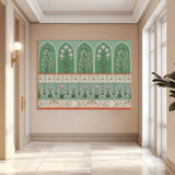 Indian Ethnic Traditional Artwork Canvas Framed Painting Traditional Wall Art Large Size Perfect For Living Rooms, Bedrooms, and Office Spaces