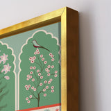 Indian Ethnic Traditional Artwork Canvas Framed Painting Traditional Wall Art Large Size Perfect For Living Rooms, Bedrooms, and Office Spaces