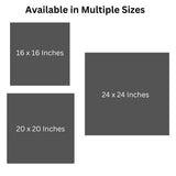 Majestic Mount Everest Mountain Canvas Wall Painting with Fiery Sunset & Mist