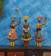 Rajasthani Band Set of 3 table decor