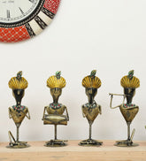 Musician man Set Of 4 table decor