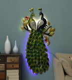 Double Peacock Wall Decor