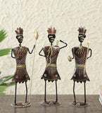 Soldier Human Figurine Set Of 3 table decor