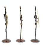 Soldier Human Figurine Set Of 3 table decor