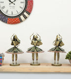 doll Human Figurine Set Of 3 table decor