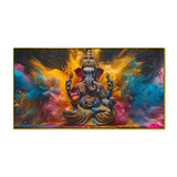 Traditional Ganesha Wall Art – Vintage Style Canvas Print