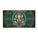 Rustic Lord Ganesha Poster – Vintage Temple Artwork