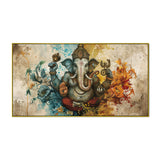 Ethnic Ganesha Wall Painting – Retro Antique Look