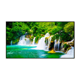 Vibrant Waterfall Nature Scenery of Colorful Canvas Wall Paintings & Arts