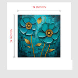 Garden Oasis Serene Flower Wall Decor