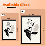 Floral Nature Inspired Botanical Prints Phot Framed Wall Art