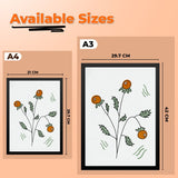 Elegant Botanical Floral Plant Photo Frame Wall Art