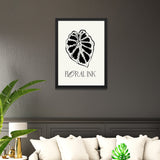 Botanical Art Prints Leaf Wall Decorative Photo Frame for Home and Office