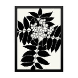 Tropical Botanical Floral Framed Art Painting for Home and Office Décor