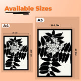 Tropical Botanical Floral Framed Art Painting for Home and Office Décor