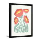 Pink Floral Wall Art Photo Frame Painting for Wall Décor