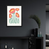 Pink Floral Wall Art Photo Frame Painting for Wall Décor