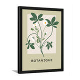 Floral Wall Art with Black Frame for Home Decor