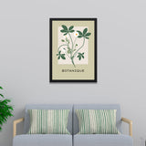 Floral Wall Art with Black Frame for Home Decor