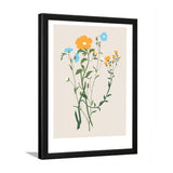Tropical Art Floral Theme Frames for Home and Office Décor