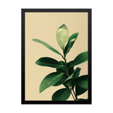 Tropical Leaf Framed Poster Paining for Home and Office Décor