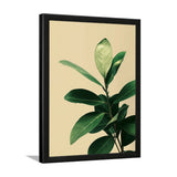Tropical Leaf Framed Poster Paining for Home and Office Décor