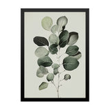 Tropical Green Leaf Framed Art Print Poster Paining for Home Décor