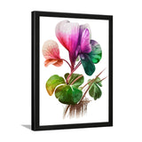 Tropical Abstract Pink Floral Wall Art Poster Paining for Home Décor