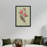 Coral Splash Fine Wall Art Framed Painting/Poster for Home and Office Décor