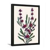 Abstract Purple Floral Digital HD Print/Poster Framed Wall Painting