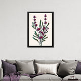 Abstract Purple Floral Digital HD Print/Poster Framed Wall Painting