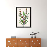 Abstract Orange Floral Digital HD Print/Poster Framed Wall Painting