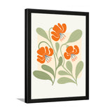 Modern Trendy Matisse Minimal Style Floral Art Print Poster Painting