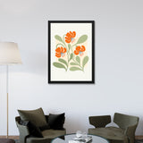 Modern Trendy Matisse Minimal Style Floral Art Print Poster Painting