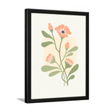 Modern Trendy Pink Floral Art Digital Print Poster Wall Painting
