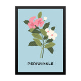 Aesthetic Modern Floral Art Wall Paintings with Frame