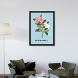 Aesthetic Modern Floral Art Wall Paintings with Frame