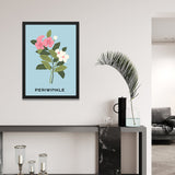 Aesthetic Modern Floral Art Wall Paintings with Frame