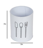 White Cutlery Stand Set of 2