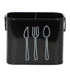 Black Cutlery Stand Set of 2
