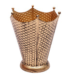 Gold Flower Pot Shape Planter Stand Set of 3