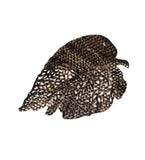 Black & Gold Etching Leaves Wal Decor Set of 3