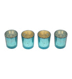 Three Layer Lotus With 4 Green Glass Votive