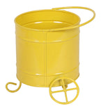 Yellow Round Snacks Platter