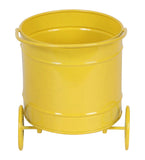 Yellow Round Snacks Platter
